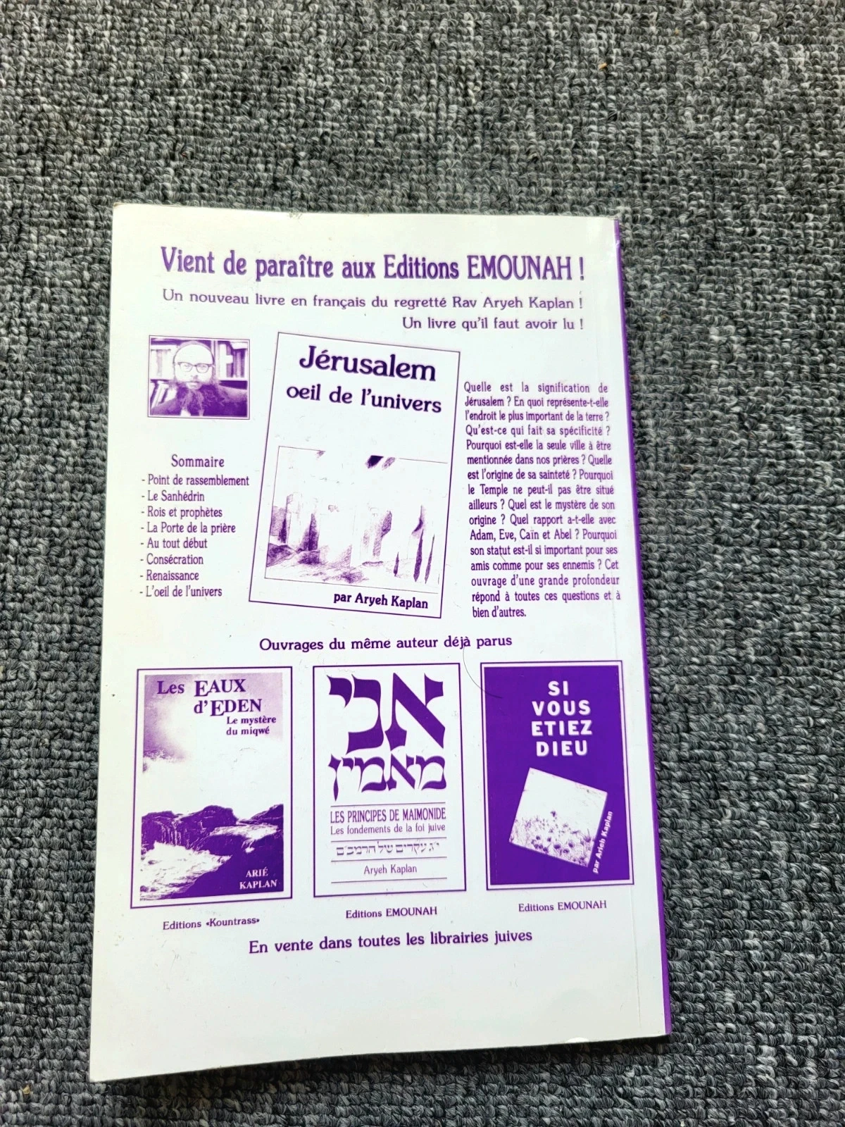 Livro Emounah N°20 - Pensamento Judaico - Rabino Ezra Attia / Torá e Espiritualidade – photo 9